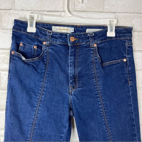 Pilcro and the Letterpress Anthropologie high waist cropped ankle jeans - Picture 5 of 9